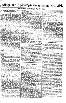 Pfälzische Volkszeitung Donnerstag 5. Dezember 1872