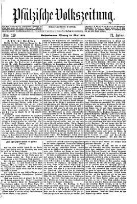 Pfälzische Volkszeitung Montag 19. Mai 1873