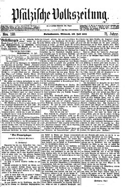 Pfälzische Volkszeitung Mittwoch 30. Juli 1873