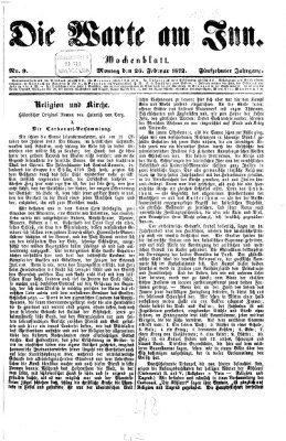 Die Warte am Inn Montag 26. Februar 1872