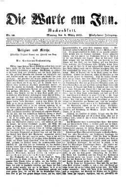 Die Warte am Inn Montag 4. März 1872