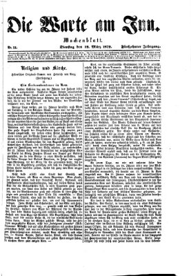 Die Warte am Inn Dienstag 12. März 1872