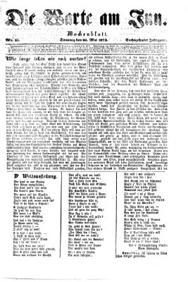 Die Warte am Inn Sonntag 25. Mai 1873