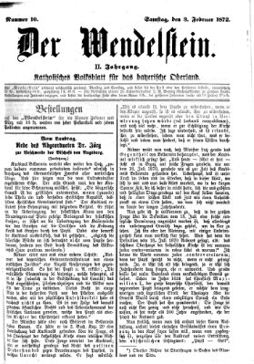 Wendelstein Samstag 3. Februar 1872