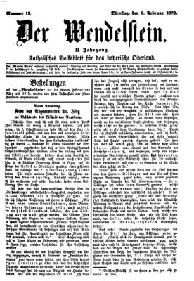 Wendelstein Dienstag 6. Februar 1872