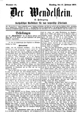 Wendelstein Samstag 17. Februar 1872