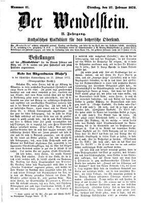 Wendelstein Dienstag 27. Februar 1872