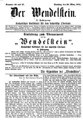 Wendelstein Samstag 30. März 1872