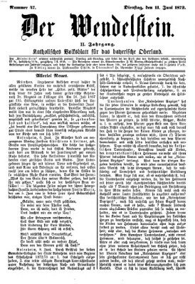 Wendelstein Dienstag 11. Juni 1872