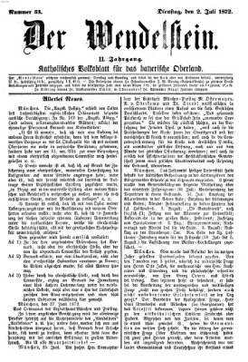 Wendelstein Dienstag 2. Juli 1872