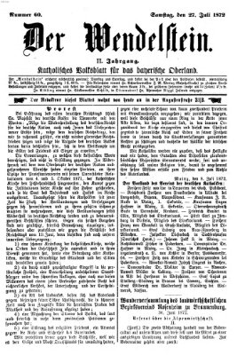 Wendelstein Samstag 27. Juli 1872