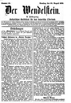 Wendelstein Samstag 24. August 1872