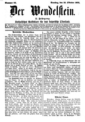 Wendelstein Samstag 12. Oktober 1872