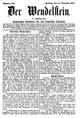 Wendelstein Samstag 14. Dezember 1872