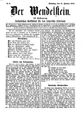 Wendelstein Samstag 11. Januar 1873