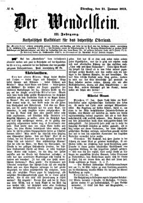 Wendelstein Dienstag 21. Januar 1873