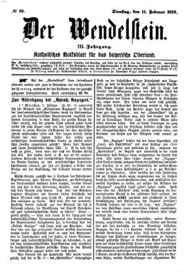 Wendelstein Dienstag 11. Februar 1873