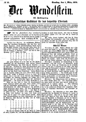 Wendelstein Samstag 1. März 1873