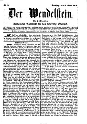 Wendelstein Samstag 5. April 1873