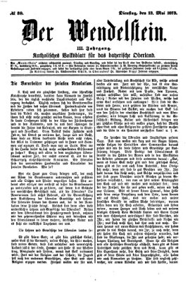 Wendelstein Dienstag 13. Mai 1873