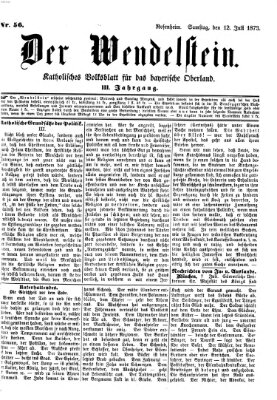 Wendelstein Samstag 12. Juli 1873