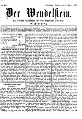 Wendelstein Samstag 9. August 1873