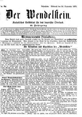 Wendelstein Mittwoch 24. September 1873