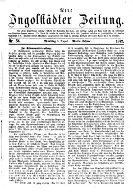 Neue Ingolstädter Zeitung Montag 5. August 1872