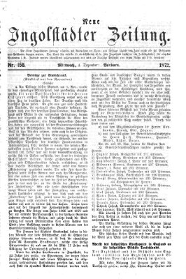 Neue Ingolstädter Zeitung Mittwoch 4. Dezember 1872