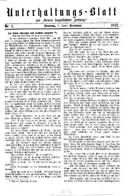 Neue Ingolstädter Zeitung. Unterhaltungs-Blatt zur "Neuen Ingolstädter Zeitung" (Neue Ingolstädter Zeitung) Sonntag 2. Juni 1872