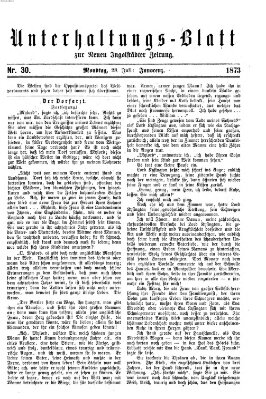 Neue Ingolstädter Zeitung. Unterhaltungs-Blatt zur "Neuen Ingolstädter Zeitung" (Neue Ingolstädter Zeitung) Montag 28. Juli 1873