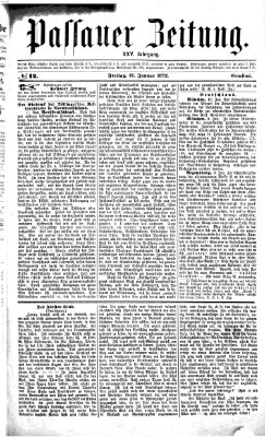 Passauer Zeitung Freitag 12. Januar 1872