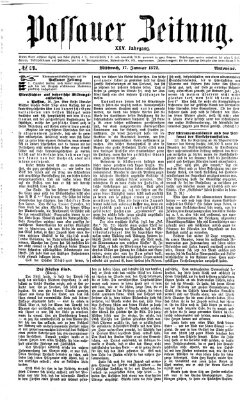 Passauer Zeitung Mittwoch 17. Januar 1872