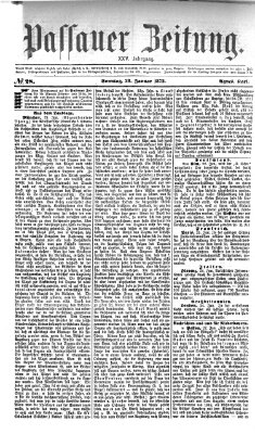 Passauer Zeitung Sonntag 28. Januar 1872