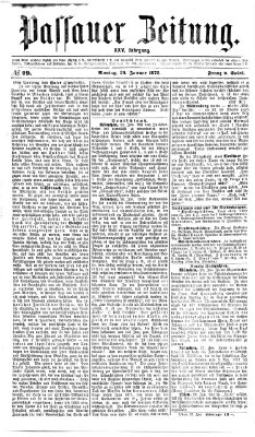 Passauer Zeitung Montag 29. Januar 1872