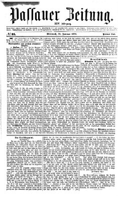 Passauer Zeitung Mittwoch 31. Januar 1872