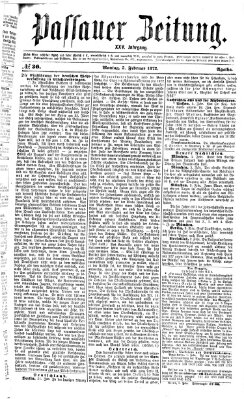 Passauer Zeitung Montag 5. Februar 1872