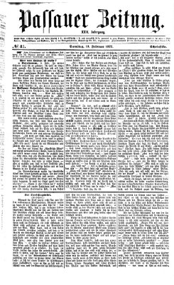 Passauer Zeitung Samstag 10. Februar 1872