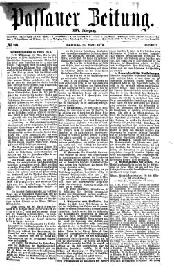 Passauer Zeitung Samstag 16. März 1872