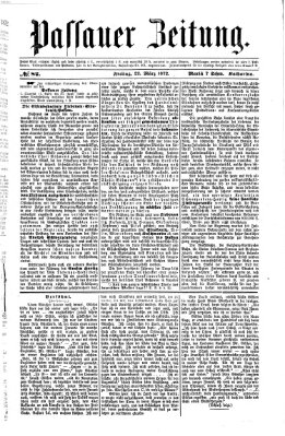 Passauer Zeitung Freitag 22. März 1872