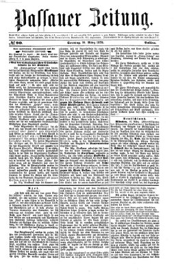 Passauer Zeitung Sonntag 31. März 1872