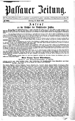 Passauer Zeitung Freitag 12. April 1872