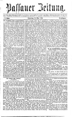 Passauer Zeitung Dienstag 14. Mai 1872