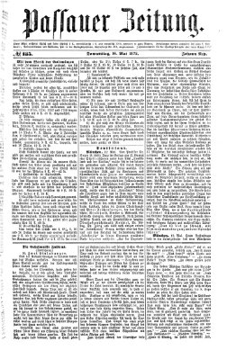 Passauer Zeitung Donnerstag 16. Mai 1872