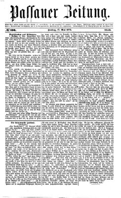 Passauer Zeitung Freitag 17. Mai 1872