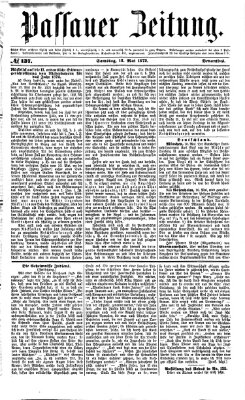 Passauer Zeitung Samstag 18. Mai 1872