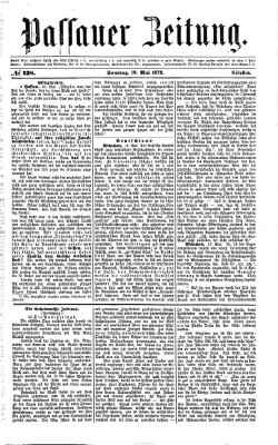 Passauer Zeitung Sonntag 19. Mai 1872