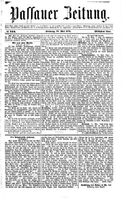 Passauer Zeitung Sonntag 26. Mai 1872