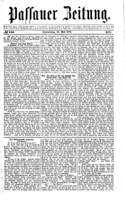 Passauer Zeitung Donnerstag 30. Mai 1872