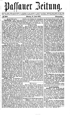 Passauer Zeitung Montag 10. Juni 1872